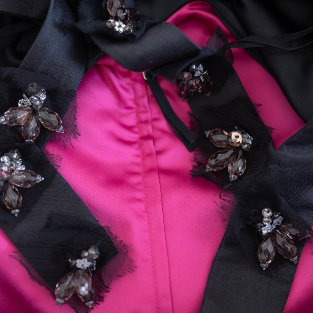 Dolce & Gabbana Pink Silk Mini Size 38 - Picture 7 of 8